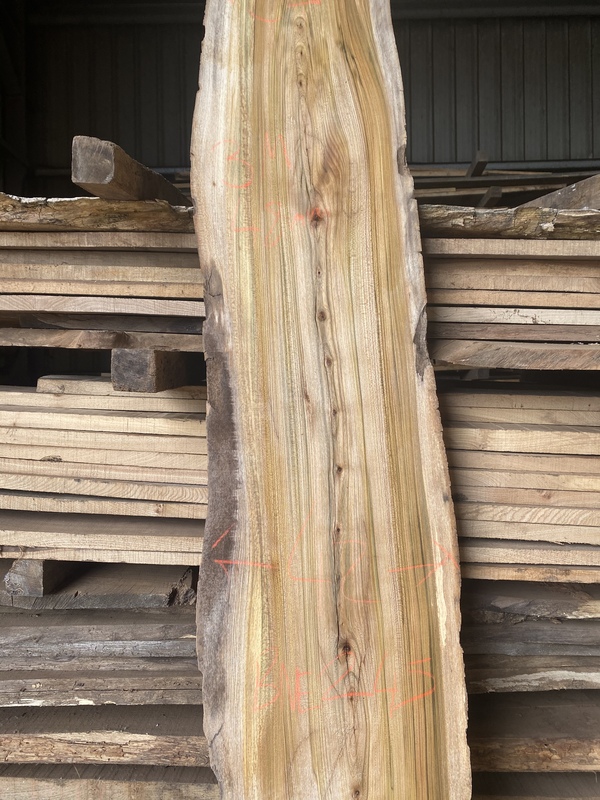 Waney Edge Elm Board Nelson Butler & Son Ltd