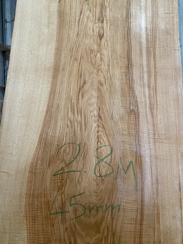 Waney Edge Rippled Ash Board Nelson Butler & Son Ltd