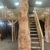 BurrOak board, suitable for high-quality furniture making, table tops, benches, kiln-dried, waney edge