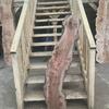 Burr Elm board, suitable for high-quality furniture making, table tops, benches, kiln-dried, waney edge