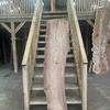 Elm board, suitable for high-quality furniture making, table tops, benches, kiln-dried, waney edge