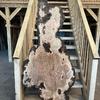 Burr Oak board, suitable for high-quality furniture making, table tops, benches, kiln-dried, waney edge