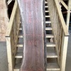 American Black Walnut board, suitable for high-quality furniture making, table tops, benches, kiln-dried, waney edge