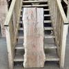 Pippy Oak board, suitable for high-quality furniture making, table tops, benches, kiln-dried, waney edge