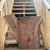 American Black Walnut board, suitable for high-quality furniture making, table tops, benches, kiln-dried, waney edge