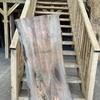 Walnut board, suitable for high-quality furniture making, table tops, benches, kiln-dried, waney edge