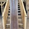 American Black Walnut board, suitable for high-quality furniture making, table tops, benches, kiln-dried, with waney edge